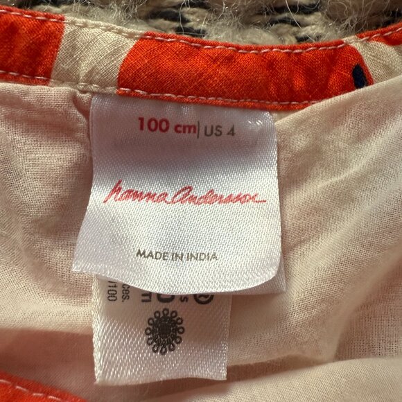 Hanna Anderson Print Woven Summer Dress - Picture 4 of 4